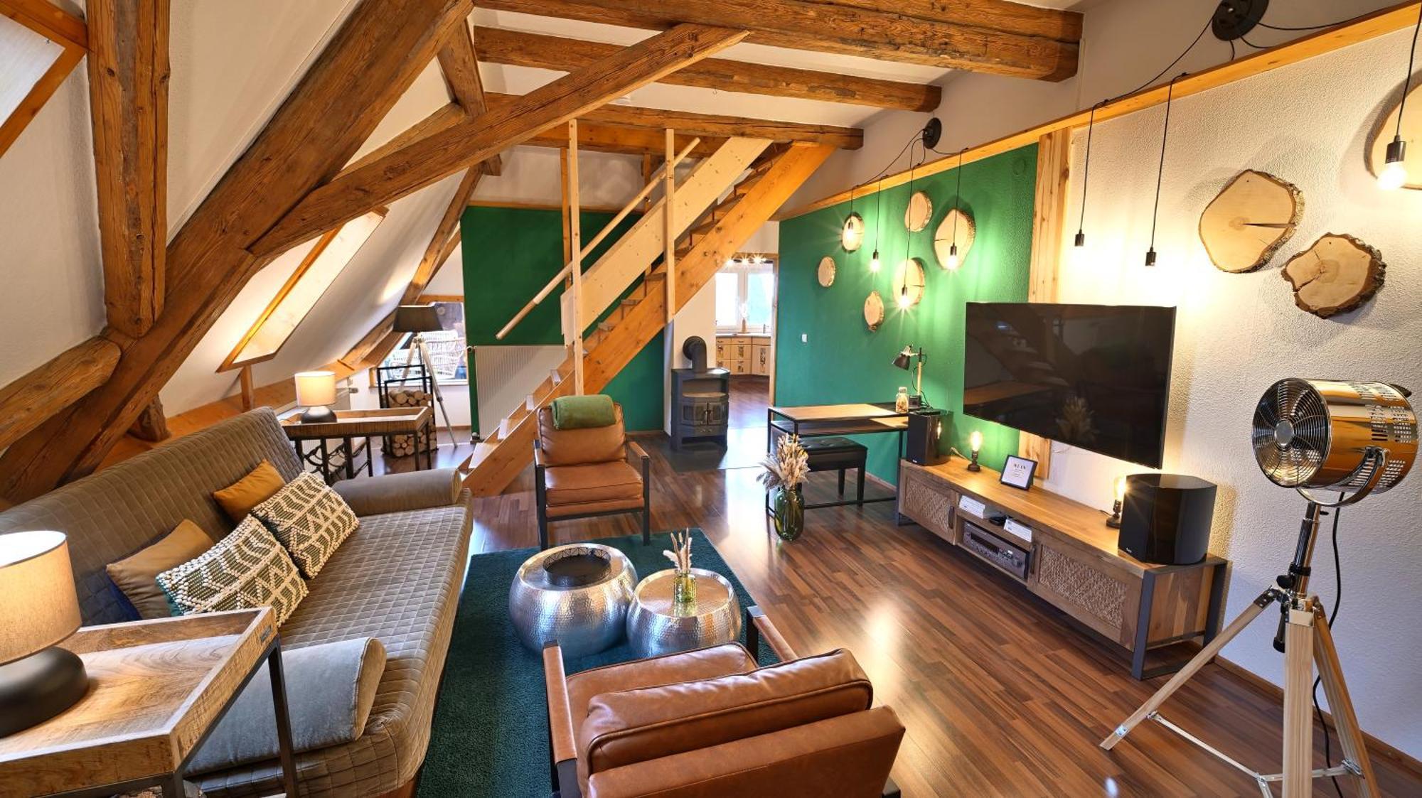 Green Loft Schwarzwald - Dach-Balkon--Musik-Ecke Fluorn-Winzeln Kültér fotó