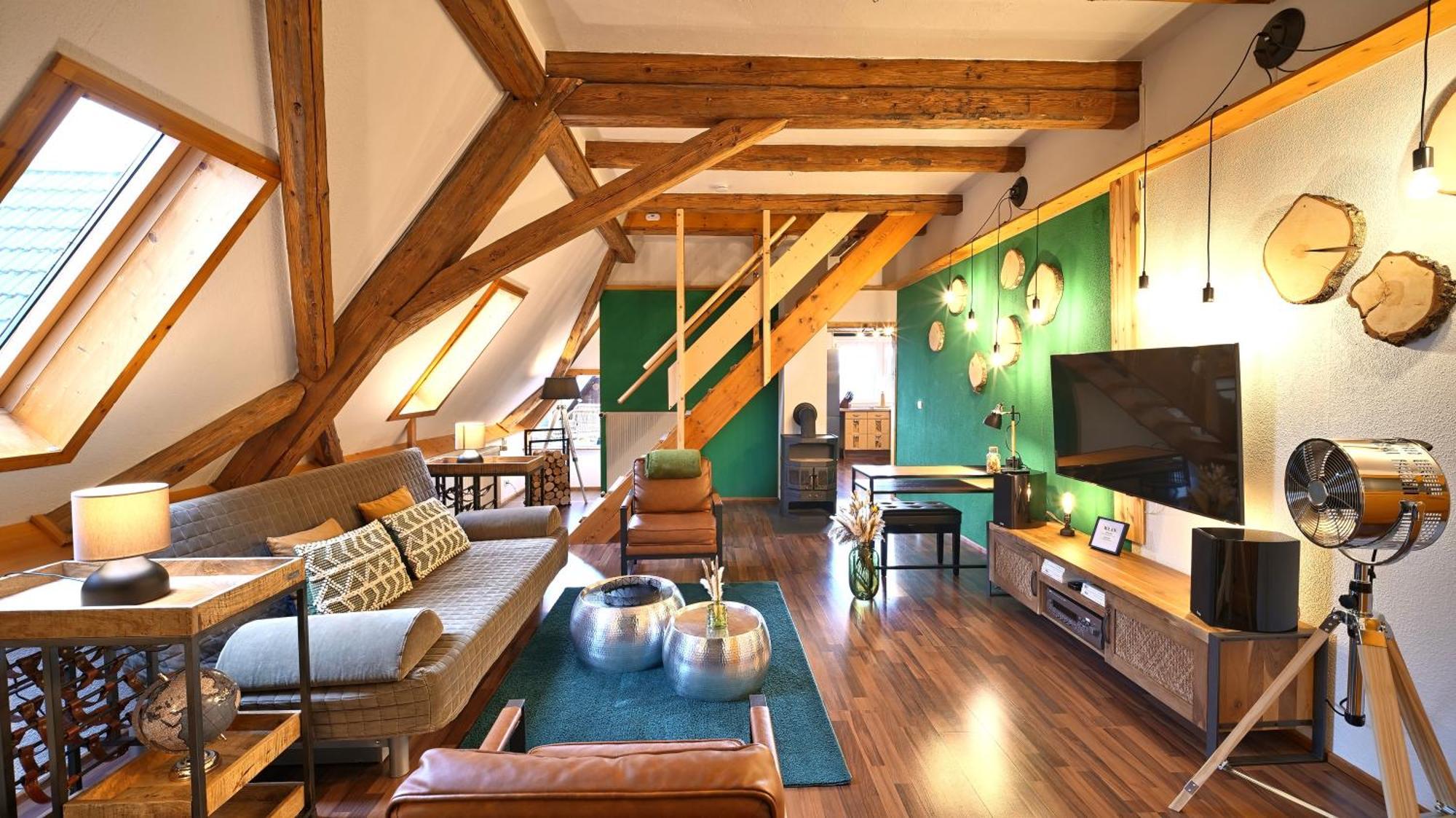Green Loft Schwarzwald - Dach-Balkon--Musik-Ecke Fluorn-Winzeln Kültér fotó